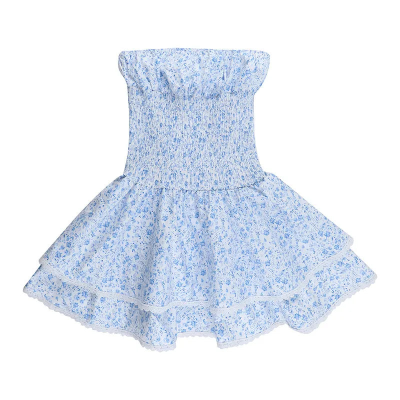 Blue Floral Dress