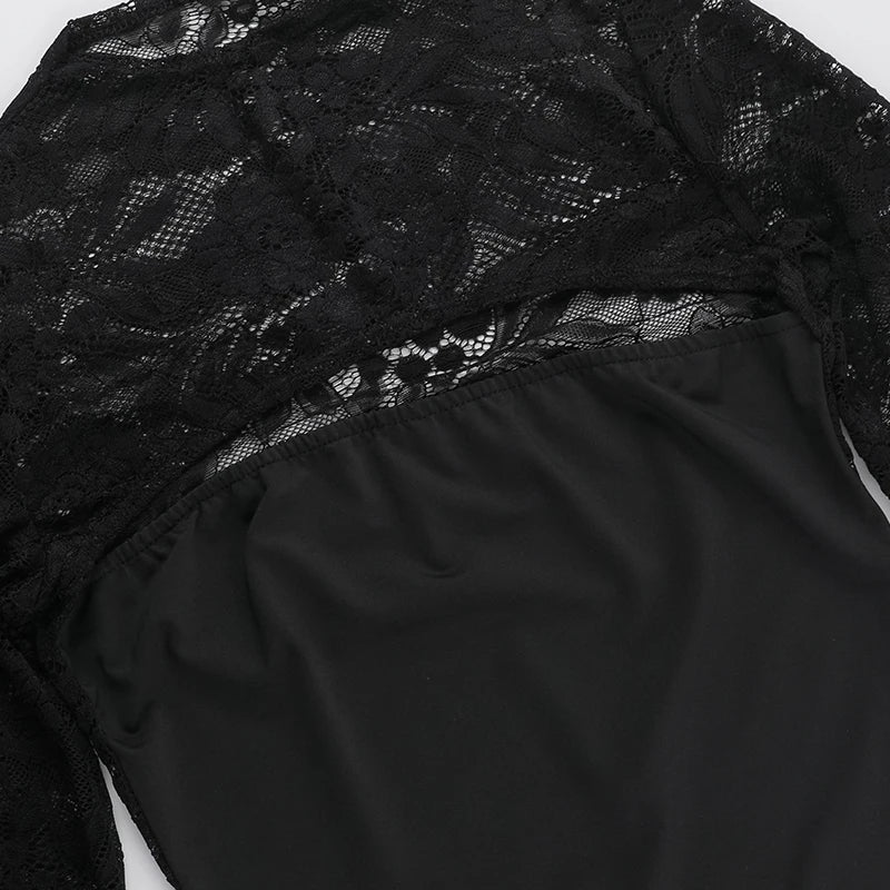 Black Lace Top