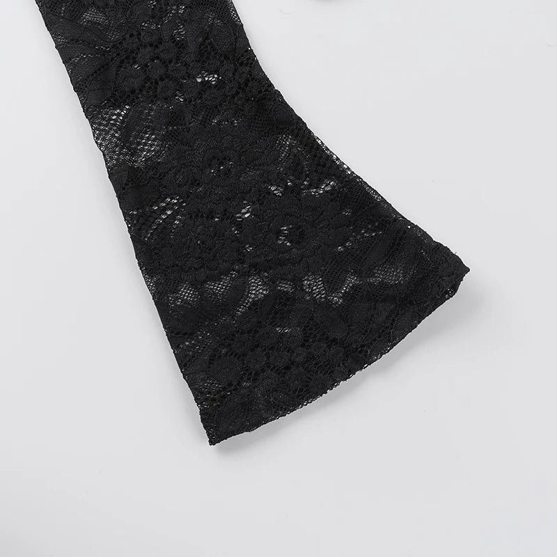 Black Lace Top