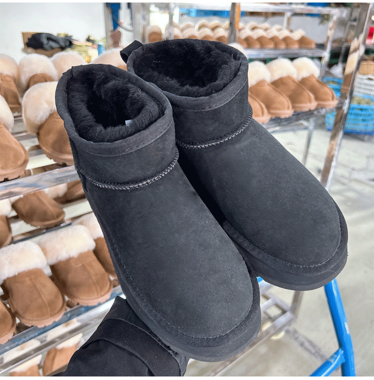 Astral Fleece-Stiefel Schwarz 