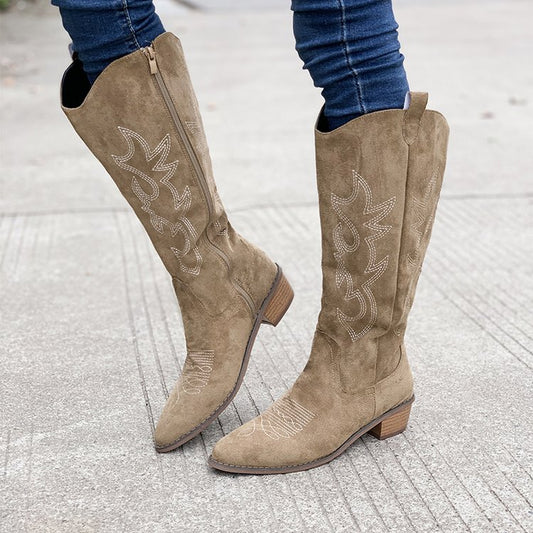 Cowly Khaki Boots