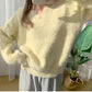 Pull Moelleux Chic Jaune