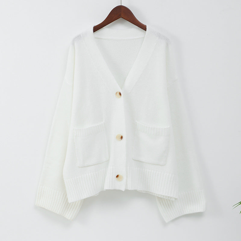 Cardigan en Tricot Blanc