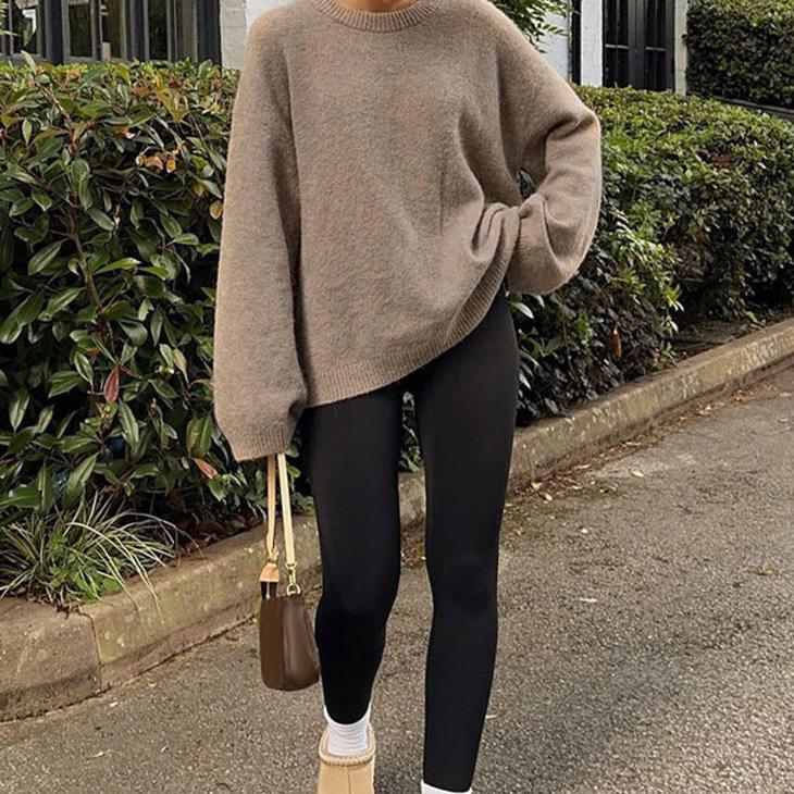 Pull Knit Brown