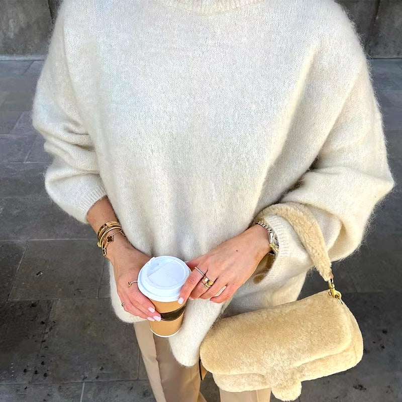 Beige Wool Sweater