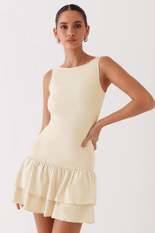 Robe "Zoé" Beige