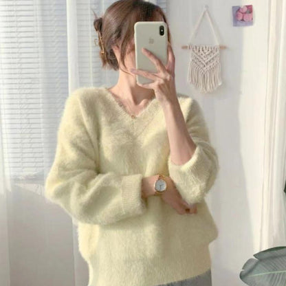 Pull Moelleux Chic Jaune